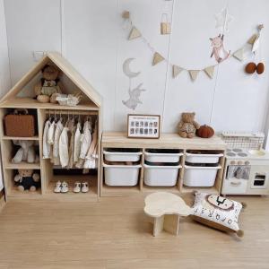 Simple Wooden Childrens Wardrobe