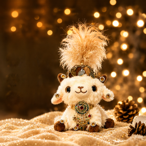 BAIMANG | Ethnic DIY Creative Sheep Plush Keychain