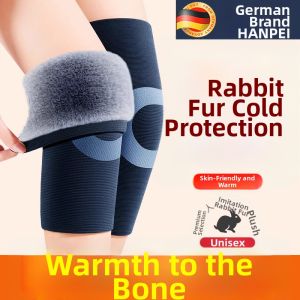 KUWUBIANJING | Warm Rabbit Fur Knee Pads
