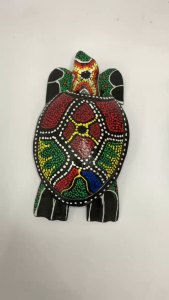 PAJANGAN PATUNG ASBAK KURA KURA KURA KAYU BALI 1SET ISI 3PCS