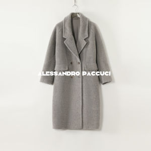 Peruvian Alpaca Wool & Merino Wool Blended Overcoat
