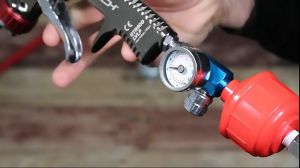 Spray Gun Filter Air / Udara Spray Gun Dengan Filter Air Filter Spray Gun Untuk Cat Mobil 58*68mm