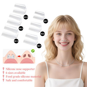 Rhinoplasty Nostril Supporter Rhinoplasty Silicone Nasal Wing Beauty Noseclip Nose Correction Fixator Nose Shaping Adjust Tool