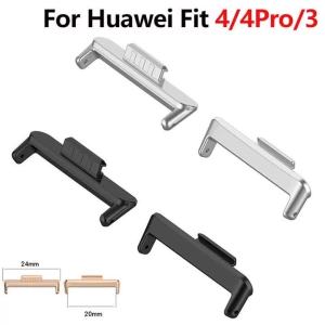 1 Cặp Bộ Chuyển Đổi Thép Không Gỉ Cho Đồng Hồ Huawei Watch Fit 4/4 Pro/3 Dây Đeo Đồng Hồ Kết Nối Vòng Tay 20 Mm Chiều Rộng Dây Phụ Kiện