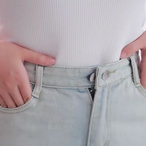 Gratis Ongkir - Kancing Celana Jeans Adjustable Metalic / Double Extender Kancing