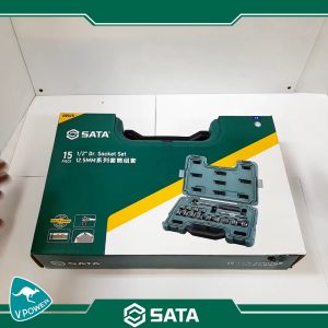 1/2นิ้ว SATA บล็อกหกเหลี่ยม 15ตัวชุด (10-24