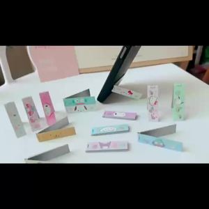 Sanrio Pochacco Mymelody Kuromi Cinnamoroll Ultra-thinMagnetic Replicate Mobile Cell Phone Holder Bracket Metal Desktop Stand Universal Support Folding Kickstand Rack