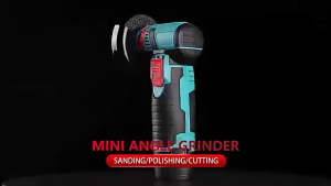 24V Cordless Angle Grinder Heavy Duty Electric Grinder Handheld Cutter & Polisher with Steel Grinding Disc Portable Power Tool for Metal/Wood/Concrete/DIY & Professional Use/Rechargeable Battery Angle Grinder/Mini Grinder for Cutting/Sanding & Polishing