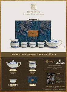 mornenjoy | High-end Jingdezhen Porcelain Tea Set for Gongfu Tea