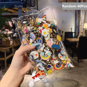 10-100Pcs Enamel Badges Pins Diversity Random Badges Personalized Fashion Pin Accessories Metal Pins Set For Cartoon Clothes Bag