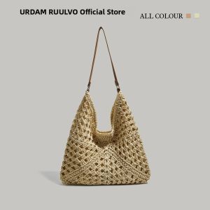 URCDN RDALVO | Large Capacity Straw Tote Beach Bag