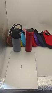 550ml Portable Water Bottle Bag Mug Sleeves Holder Tumbler Case Thermal Cup Sleeve Snap Cup with Strap Insulator