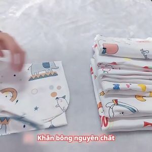 85cm khăn choàng bé sơ sinh Chăn quấn bằng cotton thân thiện với da cho bé Mềm mại  Khăn quấn ủ xô vuông Organic cho bé sơ sinh