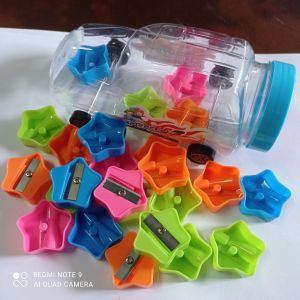 Rautan pensil warna warni bintang 1 pcs