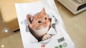 ++ ซื้อเยอะ ลดเยอะ- ++  TJR สติ๊กเกอร์ แฟชั่น วอลเปเปอร์ แปะผนัง 3 มิติ ลาย แมว น่ารัก ใช้ใน ห้องน้ำ ห้องครัว ห้องนั่งเล่น ห้องนอน