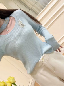 QINGNAER | Elegant and Stylish Hollowed Out Slimming Knitwear