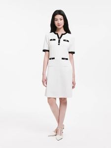 Koradior | Vintage Aromatic Short Sleeve Autumn Office Dress