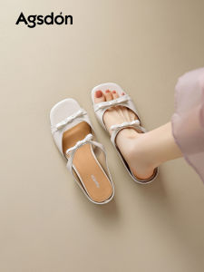 Agsdon | Thick Sole Bowknot French Summer Dress Sandals