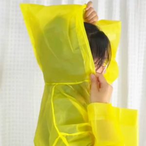 เสื้อกันฝน EVA RAINCOAT สำหรับผู้ใหญ่ - กันลม คุณภาพดี 140 กรัม