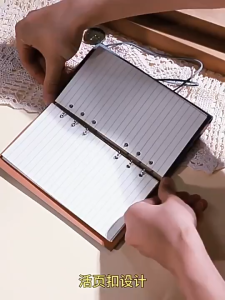 Turtle Vintage Notebook Waterproof Cover Pendant Design Loose-Leaf Binding Smooth Writing 136 Pages