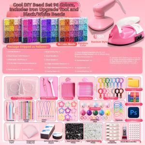 Multicolor Fusion Beads DIY Kit Child Educational Complete Set