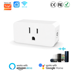 Tuya US-Spec Smart Plug Supports Wi-Fi and Is Compatible with Google Assistant and Alexa Smart Home Systems