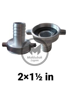 Drat Nepel Soket Alkon Soket Aluminium Pompa Air Irigasi Ukuran 2×1½ inci