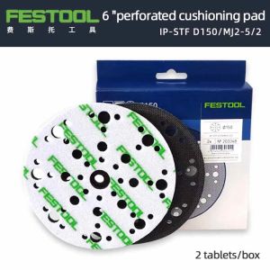 New Round Festool Porous Cushion 6 INCH 48 Hole Tray Protection Pad Thickened Sponge Pad 150MM  203348