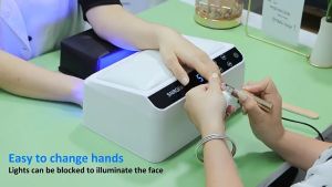 พร้อมส่ง  SNRQI เครื่องอบเล็บเจล UV/Led รุ่น L6 มีเบาะรองมือ 72w