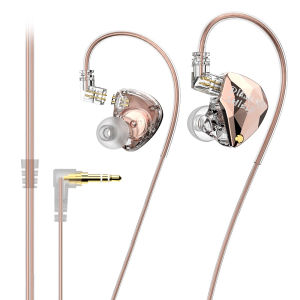 Lafitear LD4 Wired In Ear Dynamic Earphone Bass Surround Stereo Headphone 3.5mm USB C HIFI Sports Music Headset Detachable Cable