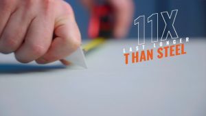 Slice 10582 Drywall Knife Safety Cap Ceramic Blade Metal Cutter