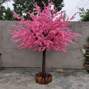 Emulational Peach Tree Fake Peach Tree Large Plant Decoration Cherry Tree Simulation Plum Tree Wishing Tree Peach Blossom Indoor