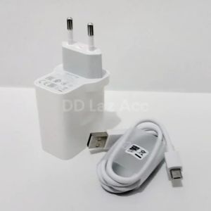 Charger Untuk Realme C25Y 18W & Kabel Data Micro USB Fast Charging