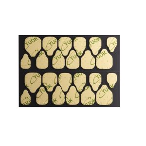 เทปติดเล็บกาวสองด้านหนาแน่นแข็งแรง กาวเจลลี่ฟองน้ำสำหรับเล็บเทปกระดาษแข็ง กาวกาวที่ทนทานต่อการซักได้ หนา 2 มม.