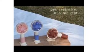 ✅100% Original Smilee B399-10 Portable Strong Fan Handheld Mini USB Charging with Mobile Phone Holder