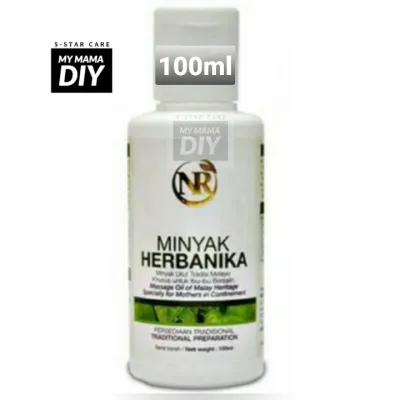Nona Roguy Minyak Herbanika 100ml NR Set Bersalin Confinement Set Berpantang massage oil