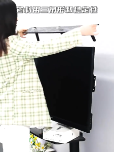 Hole-free living room TV storage rack/Remote control storage rack/TV stand screen router set-top box stand/Punch-free display rack/Monitor stand 免打孔電視收納架