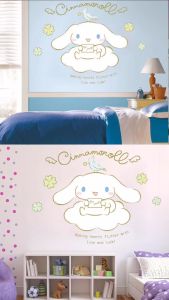 WALLSTIKER STIKER DINDING MOTIF KARTUN SANRIO CINNAMOROLL CINAMOROL SINAMOROL CINAMORROL MOROL LUCU DEKORASI RUMAH DEKOR HIASAN TEMPELAN DECOR RUANG TIDUR RUANG TIDUR ANAK BAYI WALLPAPER WALLSTIKER ANAK ANAK COWOK CEWEK | LUCU | SANRIO