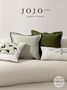 Jojos L PD Open Style Square Sofa Pillowcase Home Decor Polyester Fabric Print Cushion Cover for Living Room And Bedroom