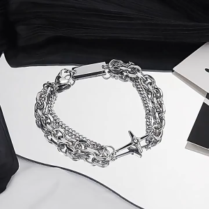 Gelang Rantai Bangle Adjustable Untuk Pria Wanita Korean Style Aksesoris Perhiasan HS GB-11