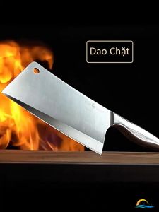 Dao Bếp Thép Đức 1.4116 (50Cr15MoV) SSGP Gồm Dao Thái Thịt và Dao Chặt Xương Siêu Bén Nguyên Khối Chuyên Nghiệp Cao Cấp Đạt Chất Lượng LFGB Đức