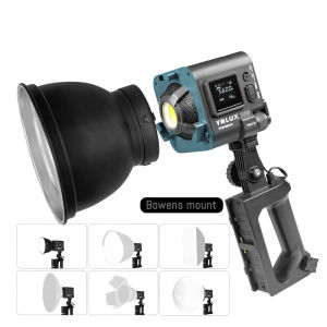 YONGNUO YNLUX100 LUX100 100W Standard Bowens Mount LED Video Light 3200K-5600K Bi-color Temperature Portable Handheld Outdoor Fill Light