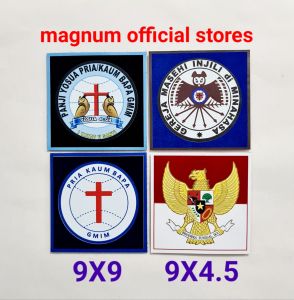 Kemeja GMIM Panji Yosua Pria Kaum Bapa Tactical PDL S - 5XL Free Bonus 2 Emblem Patch Prepet Perekat Velkro