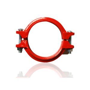 Firefighting Rigid Steel Clamp/Ductile Iron Pipe Fitting/DN50/65/80/100/125/150/300 Pipe Clamp Galvanized Zinc Surface Treatment