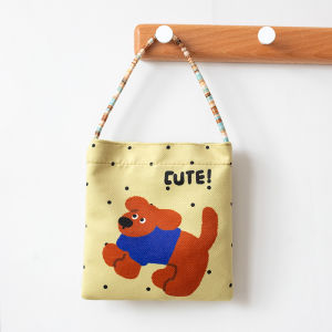Summer Handbag Womens Mobile Phone Bag Student Childrens Small Cloth Bag Korean Style Canvas Handbag Soft Magnetic Buckle