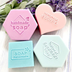 Handmade Acrylic Transparent Soap Stamp Creative Pattern DIY Essential Oil Soap Fragrant Soap Business Supplies Stationery