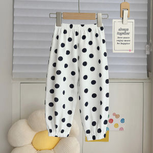 cat and  fish | Anti-mosquito Cotton Pants for Toddlers