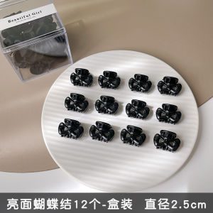 Mini Pumpkin Hair Clips Womens Hair Accessories Black Fringe Hairpins Princess Style Side Hairpins Fashionable Hair Decorations