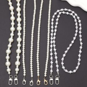 ROLL Beaded Pearl Strap Mobile Phone Lanyard DIY Sling Crossbody Chain Portable Bag Accessory Bag Chain