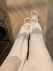 QIAONIAOGE | Soft Woolen Knitted Wide Leg Pants Womens High Waist Straight Loose Casual Trousers Draping Long Pants Autumn Winter